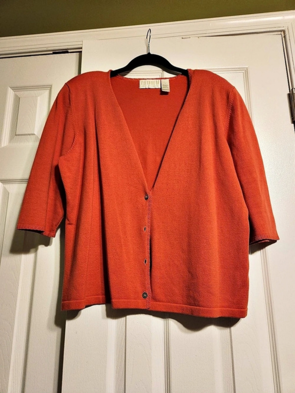 Elizabeth by Liz Claiborne Coral Cardigan